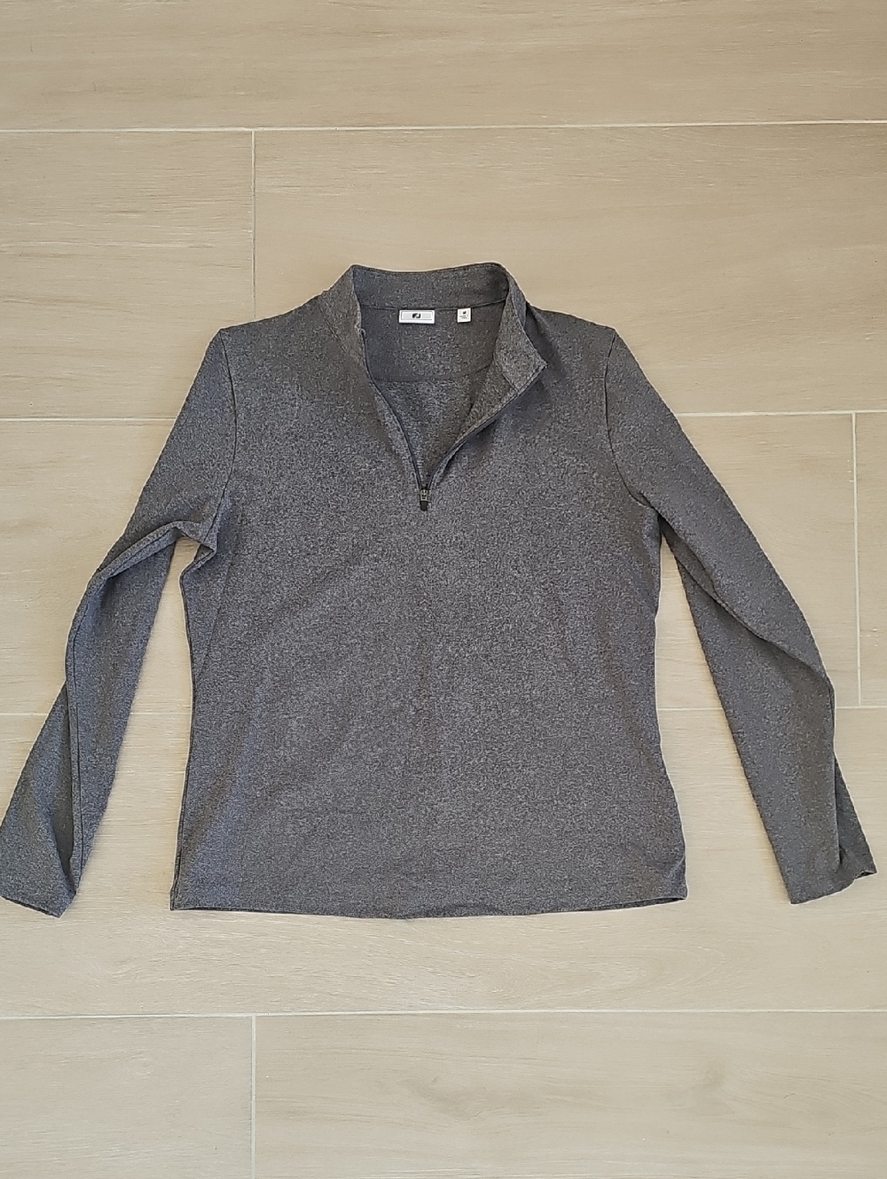 FootJoy Gray Quarter-Zip Pullover Jacket